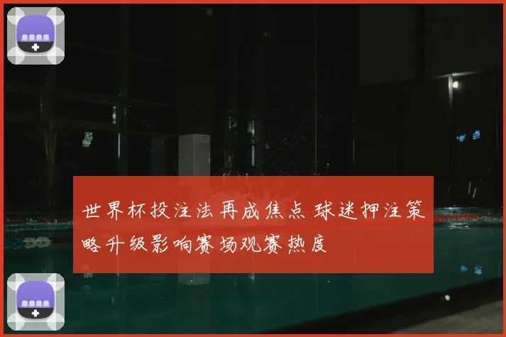 世界杯投注法再成焦点 球迷押注策略升级影响赛场观赛热度