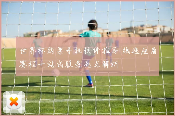 世界杯购票手机软件推荐 线选座看赛程一站式服务亮点解析