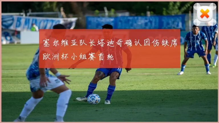 塞尔维亚队长塔迪奇确认因伤缺席欧洲杯小组赛首轮