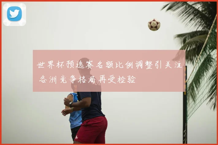 世界杯预选赛名额比例调整引关注 各洲竞争格局再受检验